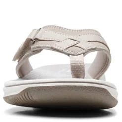 Flip Flops*Clarks Women's , Breeze Sea Sandal Taupe