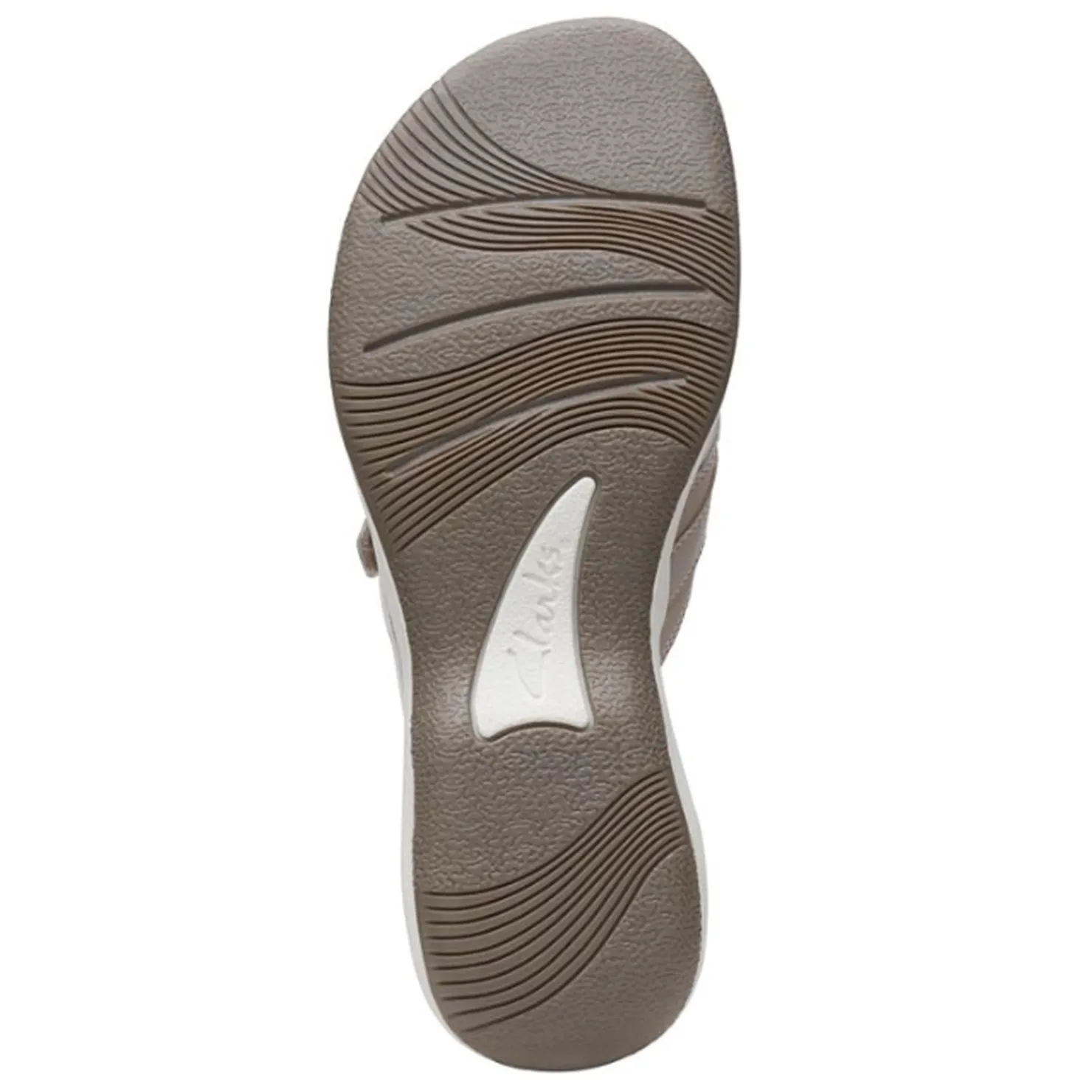 Flip Flops*Clarks Women's , Breeze Sea Sandal Taupe