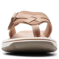 Flip Flops*Clarks Women's , Breeze Sea Sandal Beige