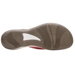 Flip Flops*Clarks Women's , Breeze Sea Sandal Coral Bright