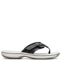 Flip Flops*Clarks Women's , Brinkley Keely Sandal Black