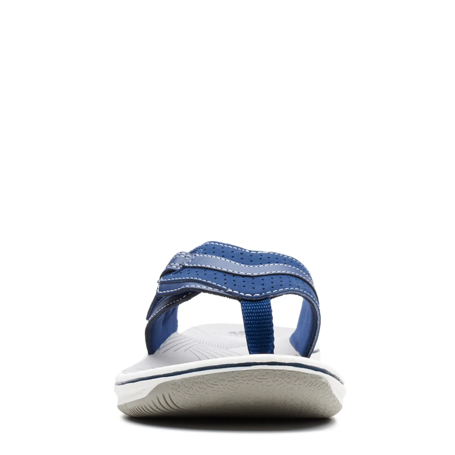 Flip Flops*Clarks Women's , Brinkley Keely Sandal Navy