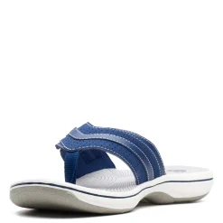 Flip Flops*Clarks Women's , Brinkley Keely Sandal Navy