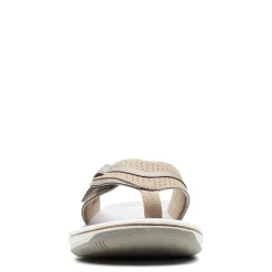 Footbed Sandals*Clarks Women's , Brinkley Keely Sandal Greystone