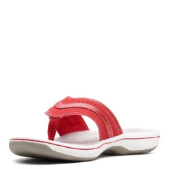 Flip Flops*Clarks Women's , Brinkley Keely Sandal Red