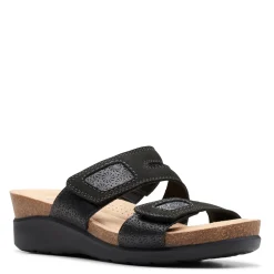 Wedges*Clarks Women's , Calenne Maye Sandal Black