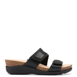 Wedges*Clarks Women's , Calenne Maye Sandal Black