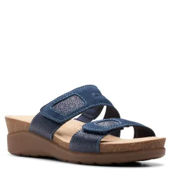 Wedges*Clarks Women's , Calenne Maye Sandal Navy