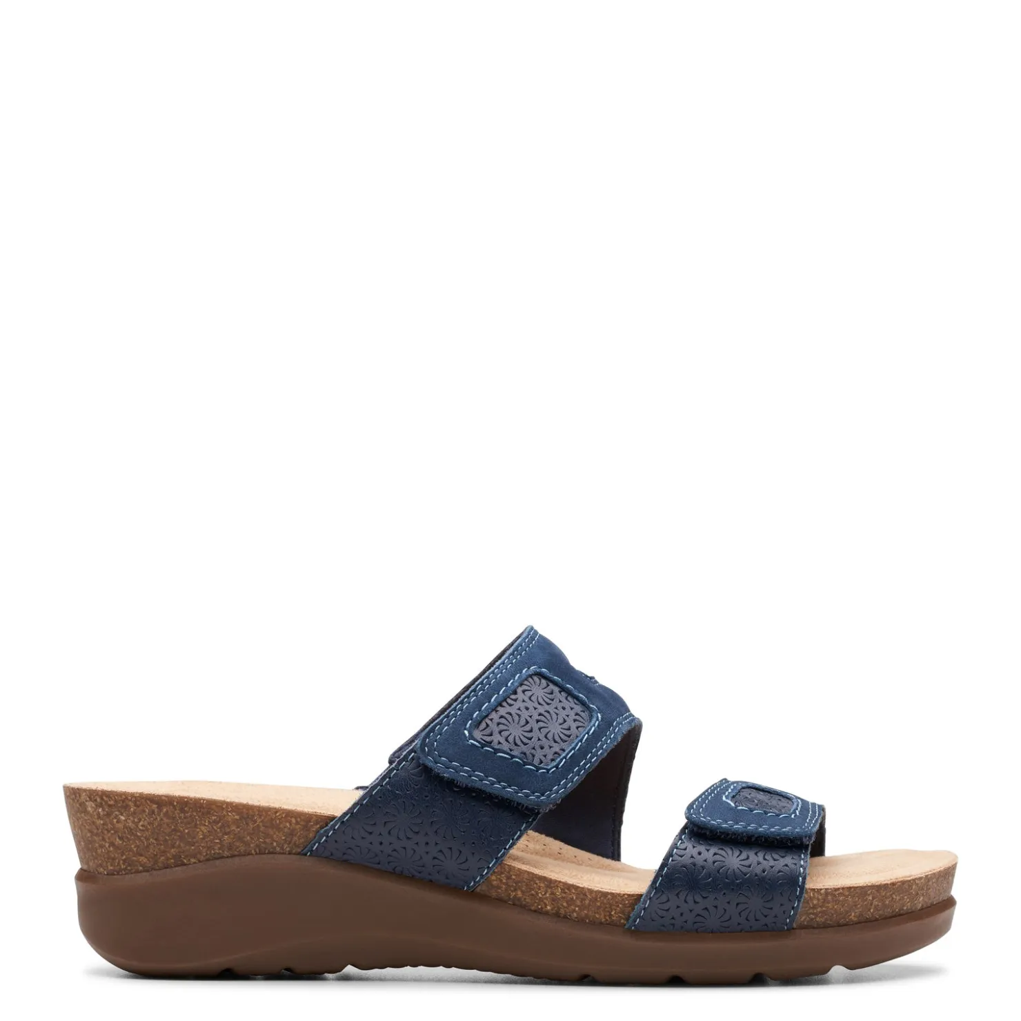 Wedges*Clarks Women's , Calenne Maye Sandal Navy