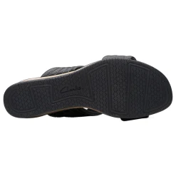 Wedges*Clarks Women's , Chelseah Path Sandal Black