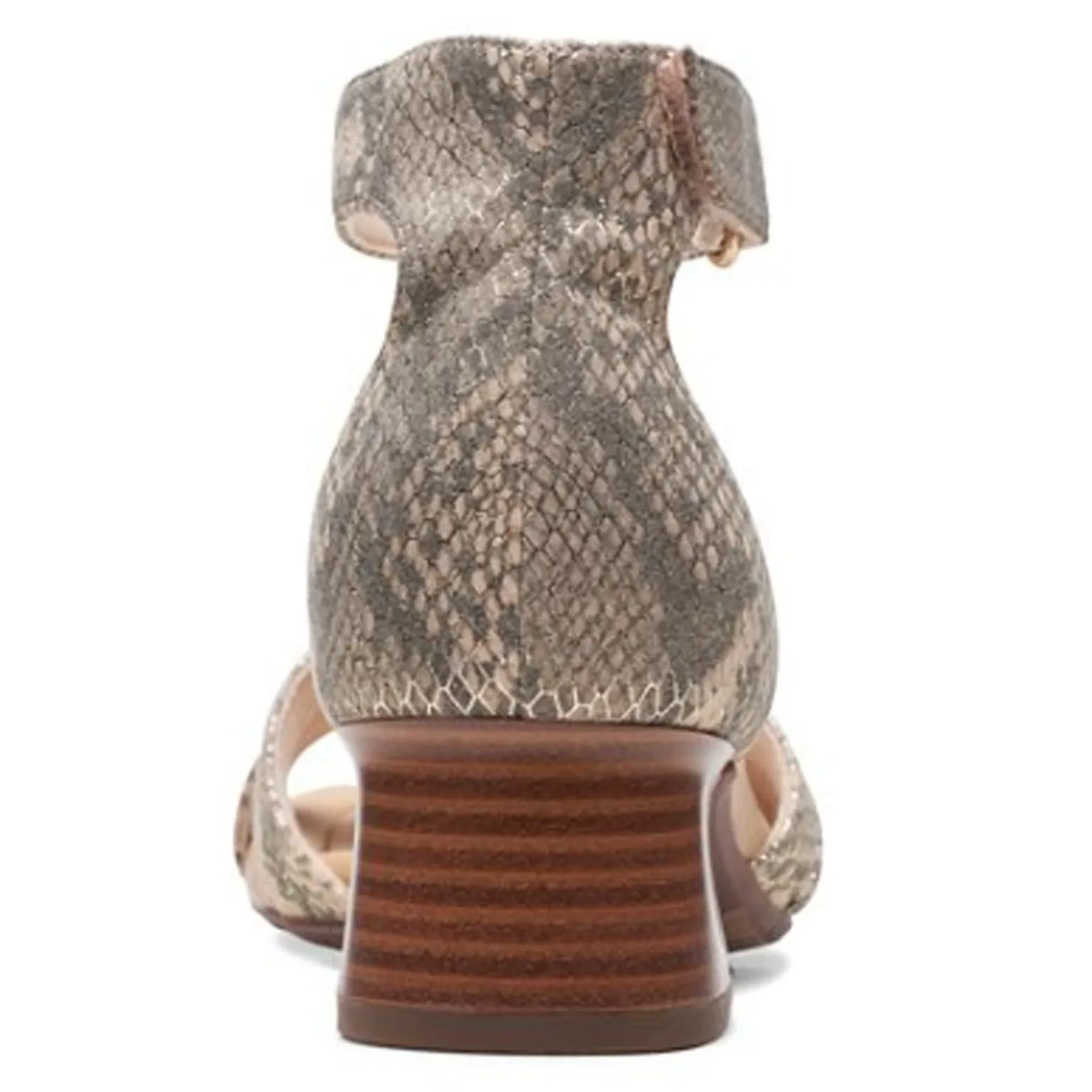Heeled Sandals*Clarks Women's , Desirae Lily Sandal Beige
