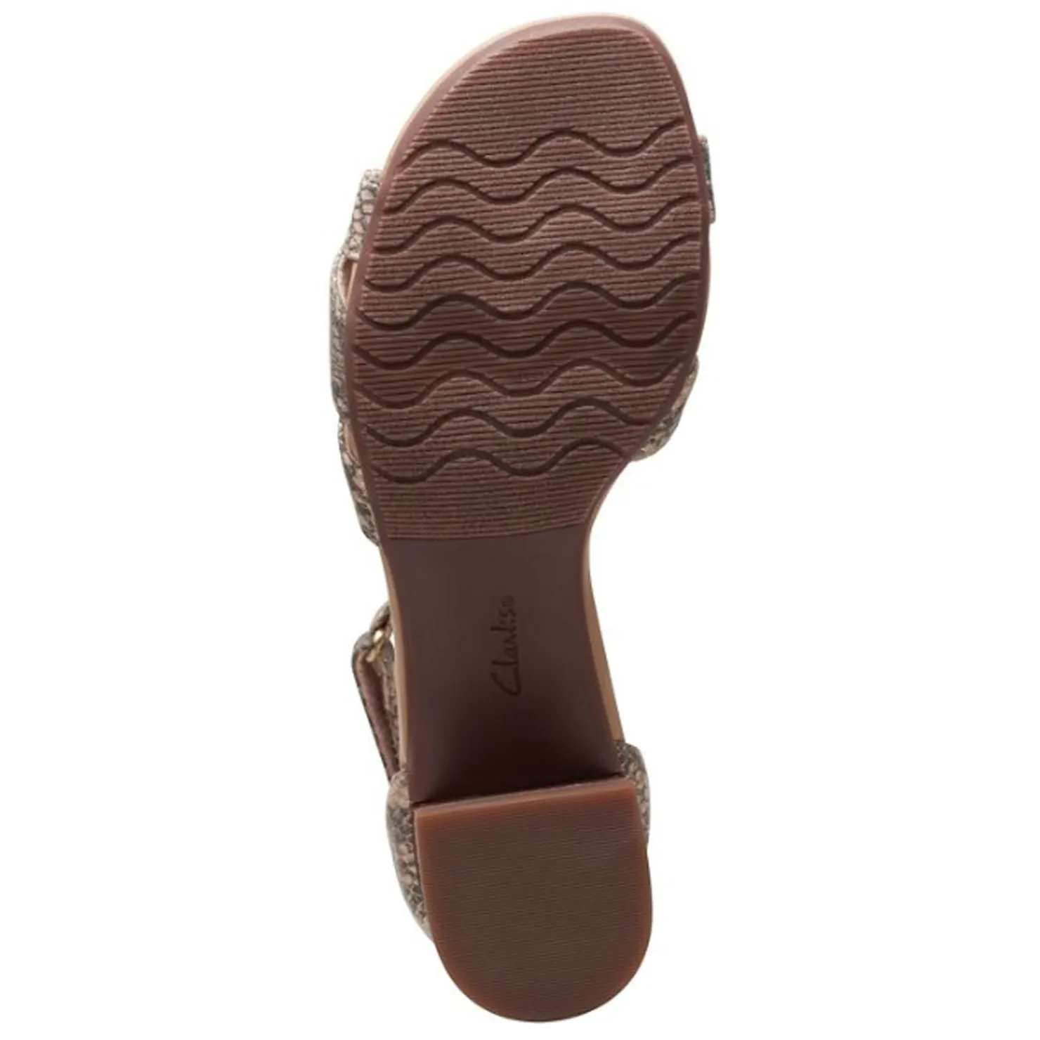 Heeled Sandals*Clarks Women's , Desirae Lily Sandal Beige