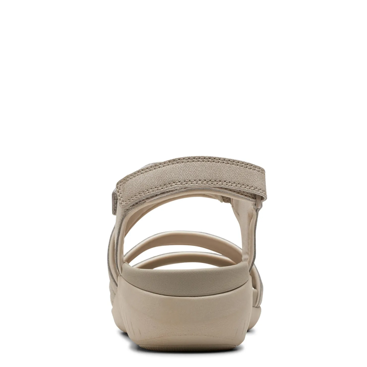 Wedges*Clarks Women's , Glide Hi Ella Sandal Stone
