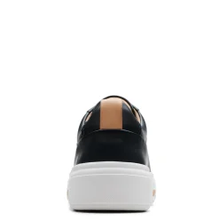 Fashion & Street*Clarks Women's , Hollyhock Walk Sneaker Black Leather