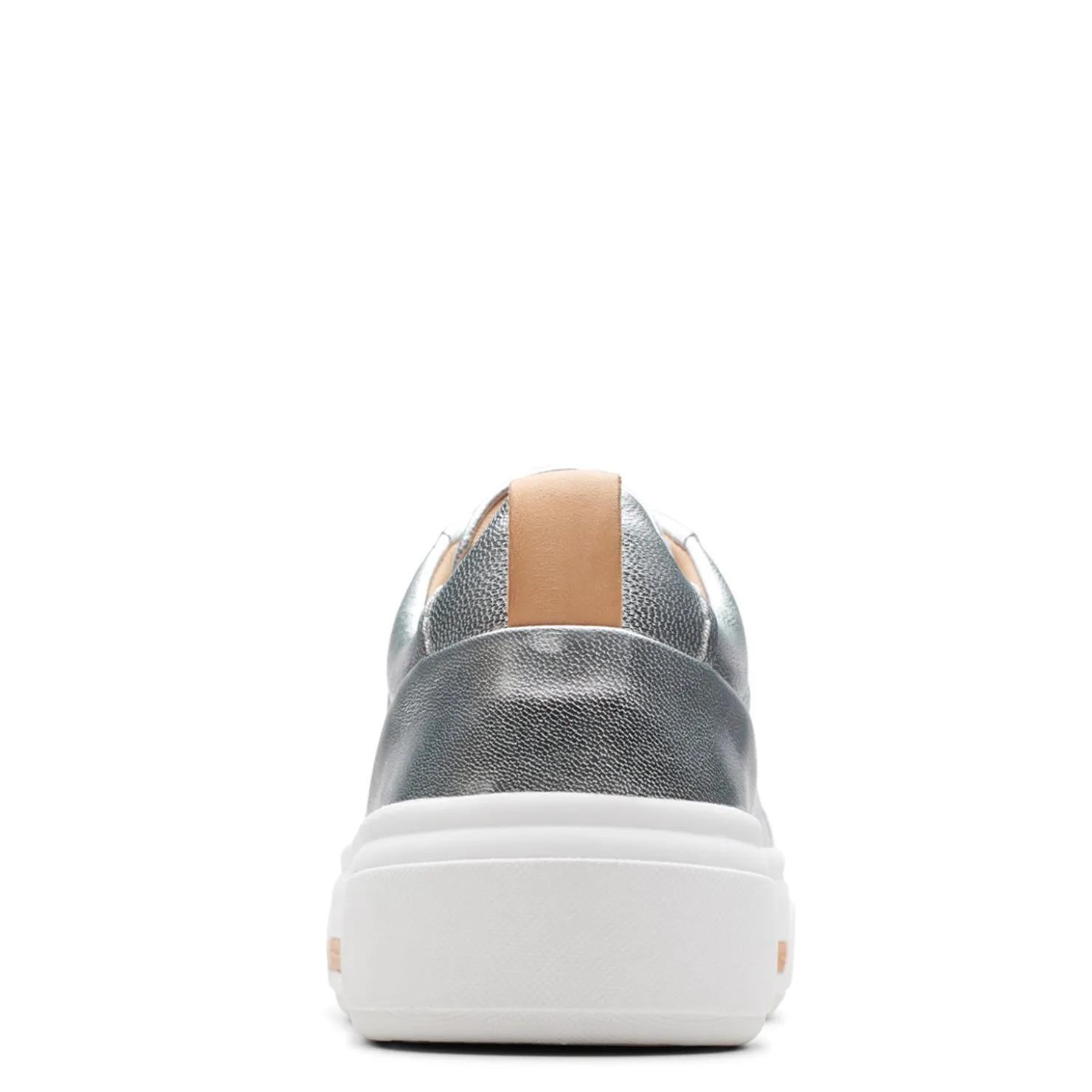 Fashion & Street*Clarks Women's , Hollyhock Walk Sneaker Silver Leather
