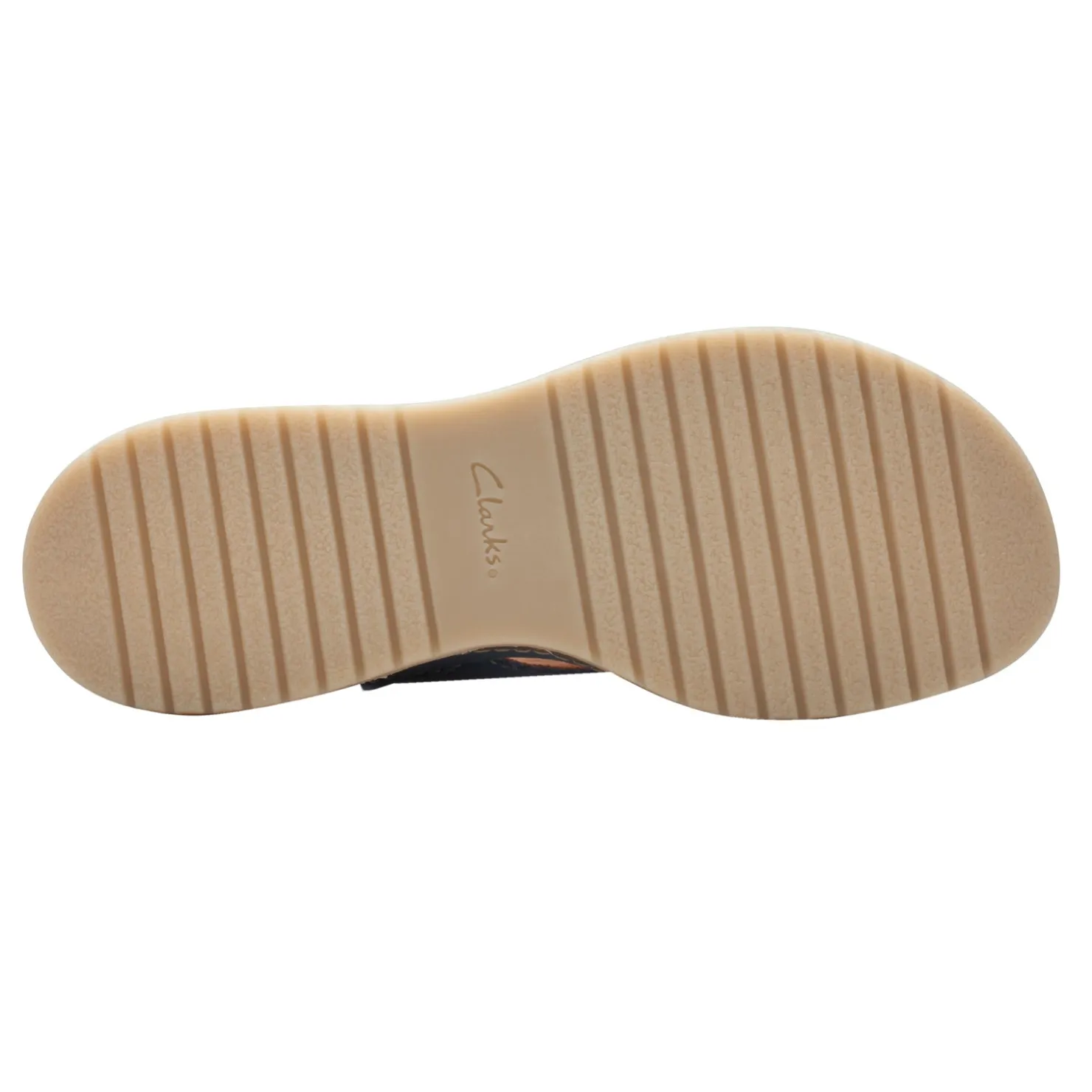 Wedges*Clarks Women's , Kassanda Step Sandal Blue Nubuck