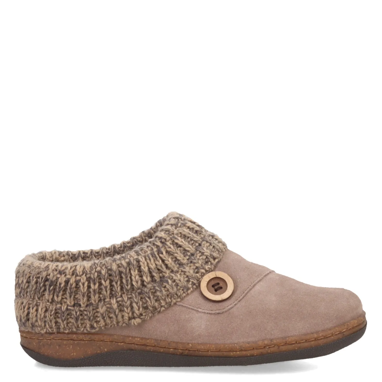 Women's , Knit Collar Slipper Clog|Clarks Discount