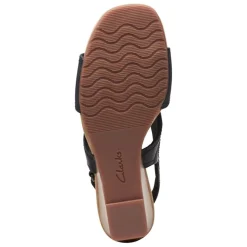 Wedges*Clarks Women's , Kyarra Aster Sandal Black