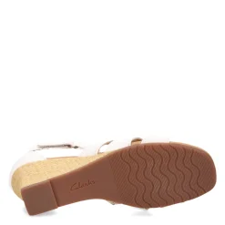 Wedges*Clarks Women's , Kyarra Joy Sandal White