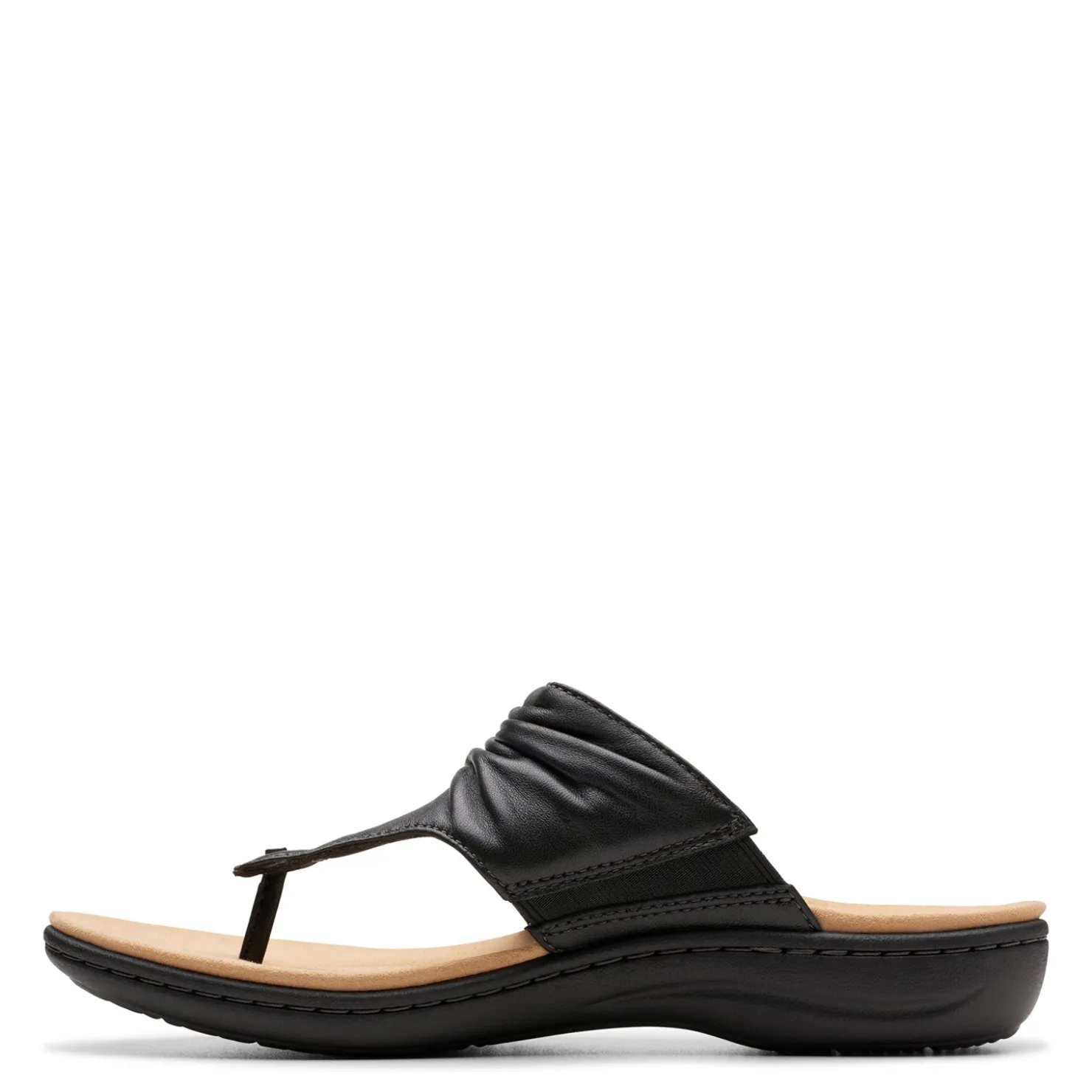 Flip Flops*Clarks Women's , Laurieann Arla Sandal Black