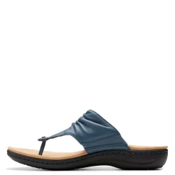Flip Flops*Clarks Women's , Laurieann Arla Sandal Blue