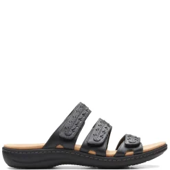 Footbed Sandals*Clarks Women's , Laurieann Cove Sandal Black