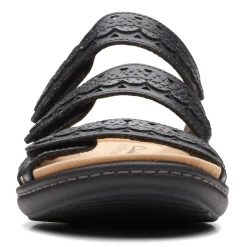 Footbed Sandals*Clarks Women's , Laurieann Cove Sandal Black