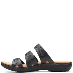 Footbed Sandals*Clarks Women's , Laurieann Cove Sandal Black