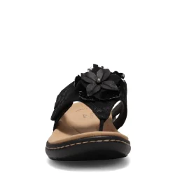 Flip Flops*Clarks Women's , Laurieann Gema Sandal Black