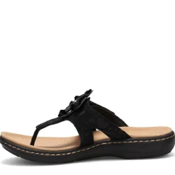 Flip Flops*Clarks Women's , Laurieann Gema Sandal Black