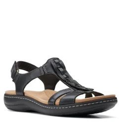 Footbed Sandals*Clarks Women's , Laurieann Kay Sandal Black