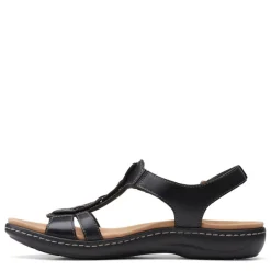 Footbed Sandals*Clarks Women's , Laurieann Kay Sandal Black
