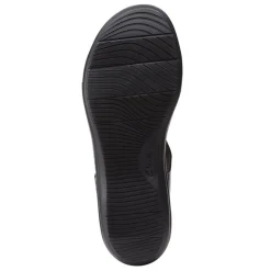 Footbed Sandals*Clarks Women's , Laurieann Kay Sandal Black