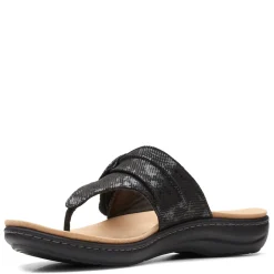 Footbed Sandals*Clarks Women's , Laurieann Rae Sandal Black