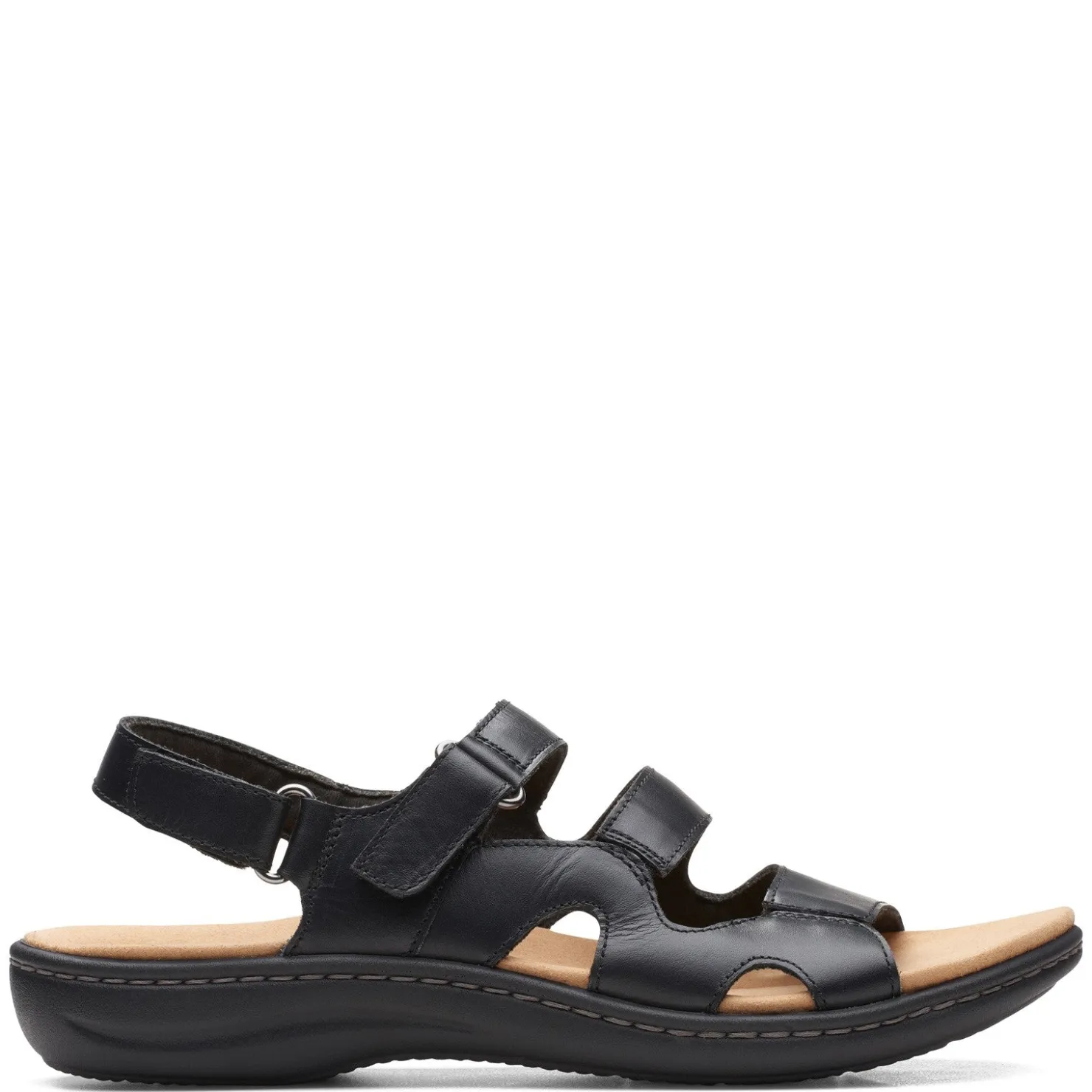 Footbed Sandals*Clarks Women's , Laurieann Style Sandal Black