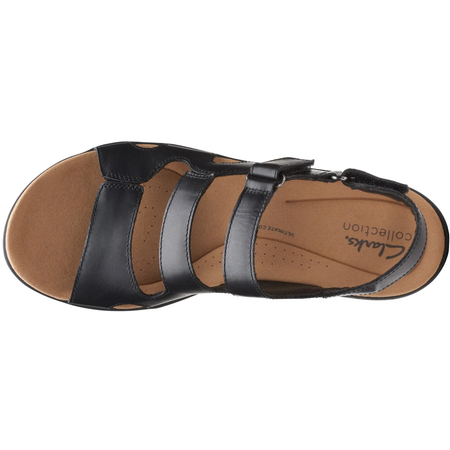Footbed Sandals*Clarks Women's , Laurieann Style Sandal Black