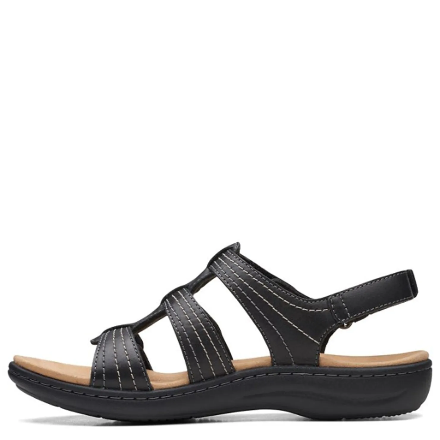 Footbed Sandals*Clarks Women's , Laurieann Vine Sandal Black