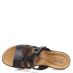 Heeled Sandals*Clarks Women's , Merliah Pearl Sandal Black