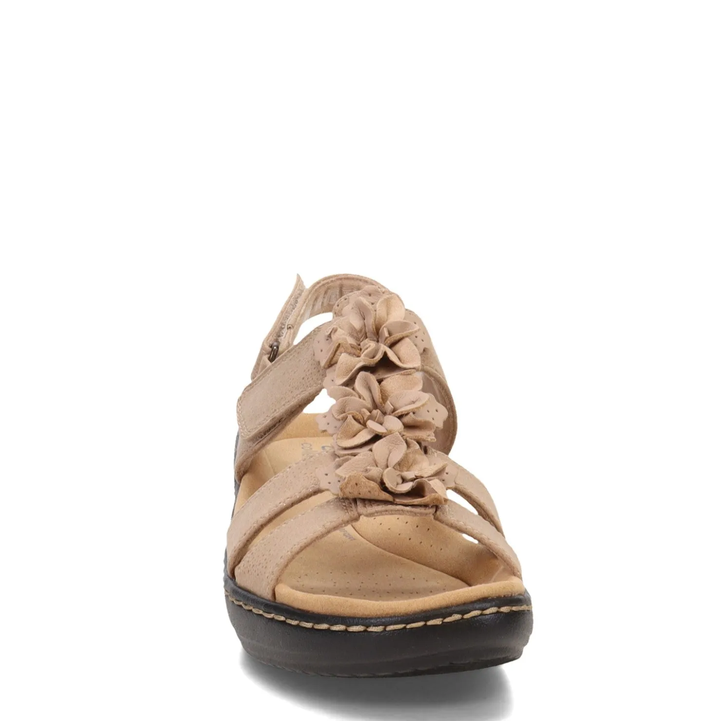 Heeled Sandals*Clarks Women's , Merliah Sheryl Sandal Taupe Metallic