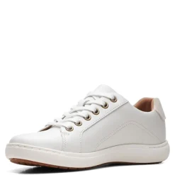 Fashion & Street*Clarks Women's , Nalle Lace Sneaker White