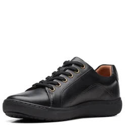 Fashion & Street*Clarks Women's , Nalle Lace Sneaker Black Solid