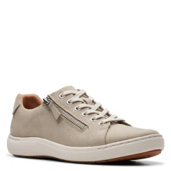 Fashion & Street*Clarks Women's , Nalle Lace Sneaker Stone