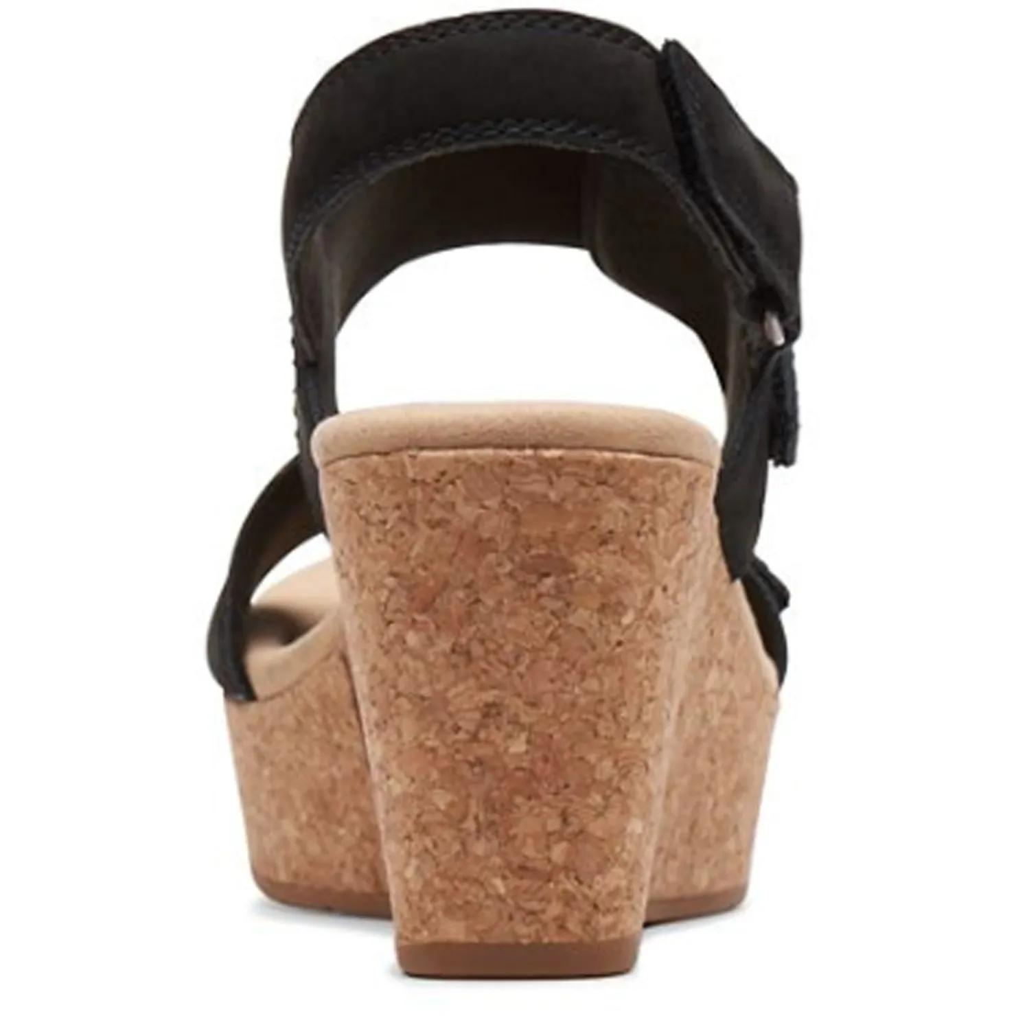 Wedges*Clarks Women's , Rose Lane Sandal Black