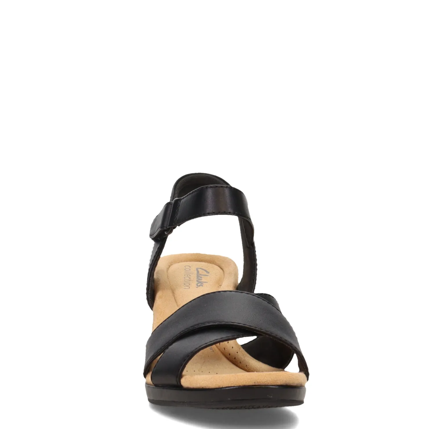 Wedges*Clarks Women's , Tulip Gem Sandal Black