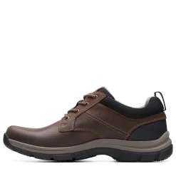 Oxfords*Clarks Women's , Walpath Low Lace-Up Brown