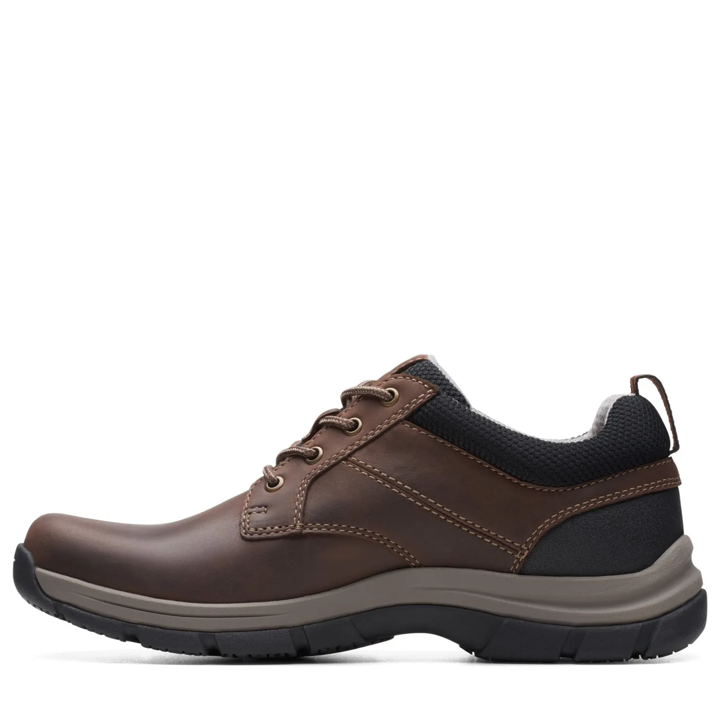 Oxfords*Clarks Women's , Walpath Low Lace-Up Brown