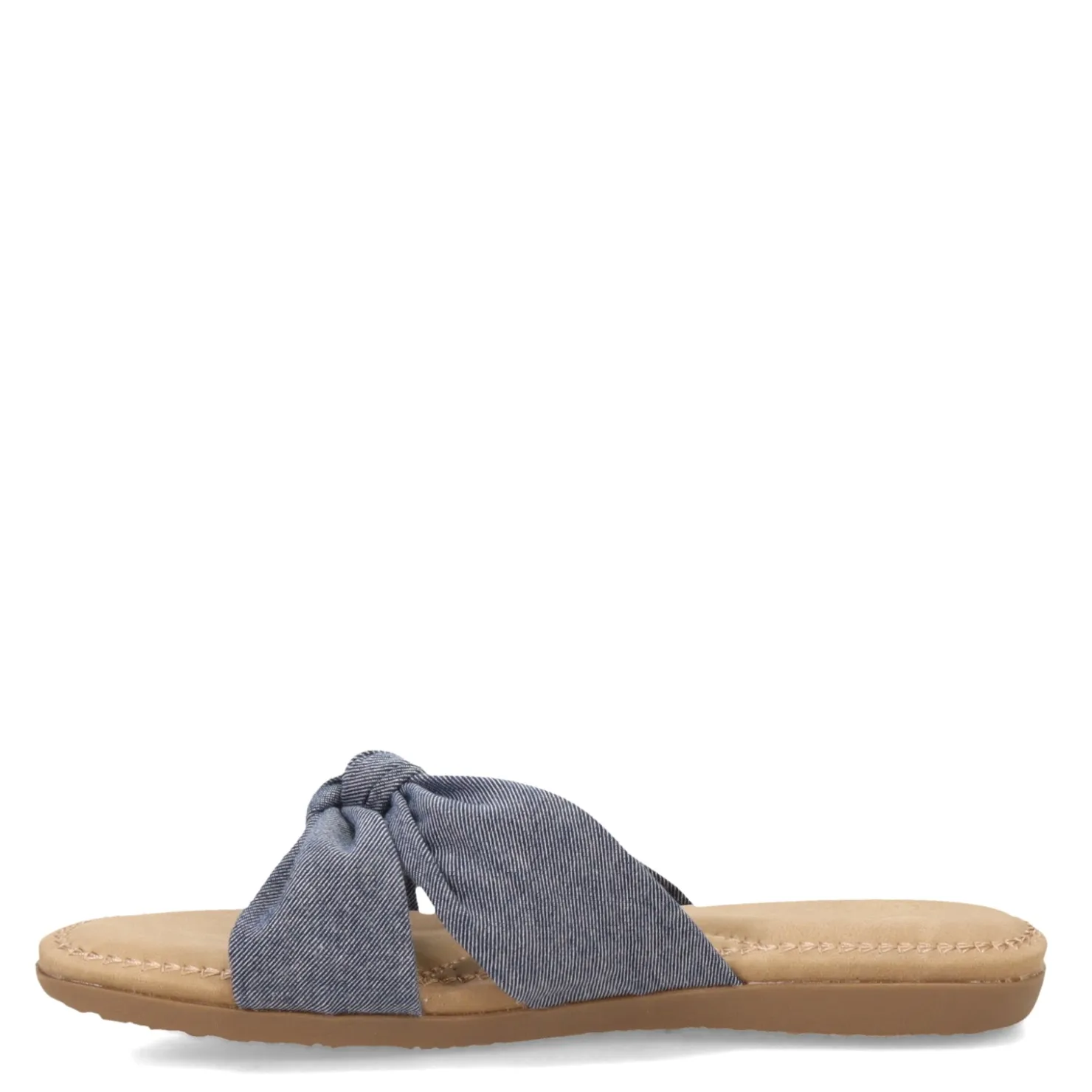 Footbed Sandals*Cliffs by White Mountain Women's , Favorite Sandal Denim Blue