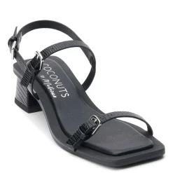 Heeled Sandals*Matisse Women's Coconuts By , Maya Sandal Black Lizard