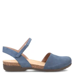 Footbed Sandals*Dansko Women's , Rowan Flat Navy
