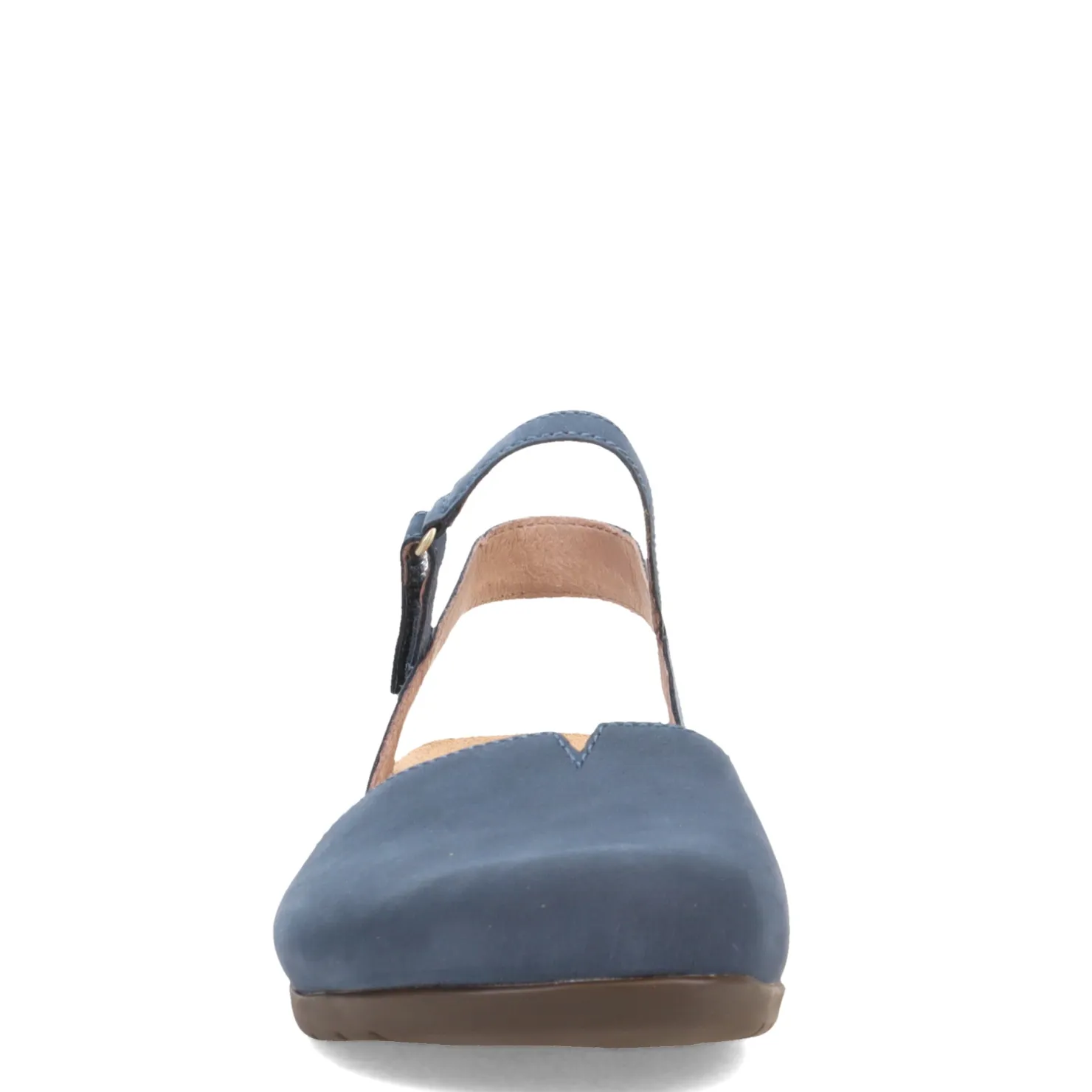 Footbed Sandals*Dansko Women's , Rowan Flat Navy
